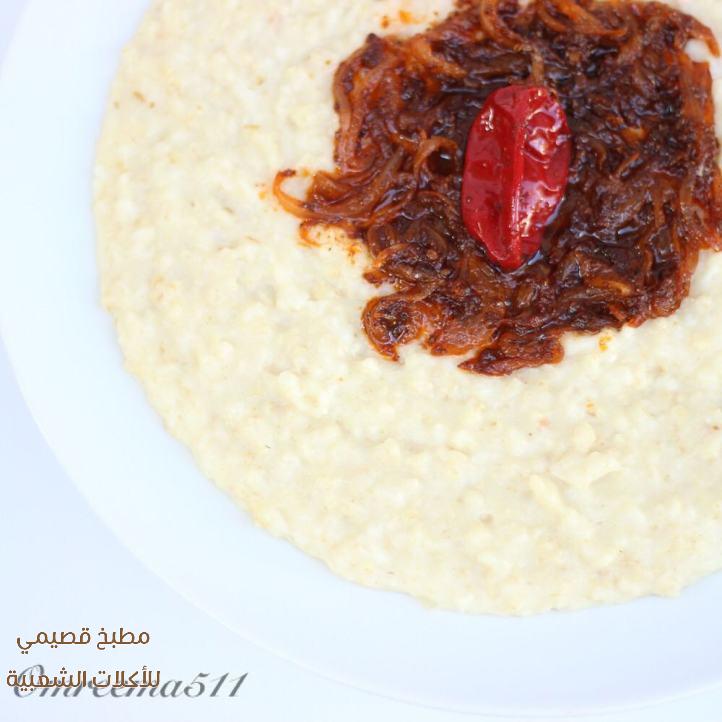 وصفة طريقة طبخ وعمل اكلة جريش ابيض بالصور jareesh recipe