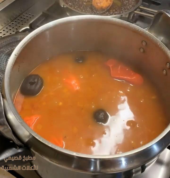 صور اكلة جريش احمر بالدجاج مشاعل الطريفي jareesh recipe