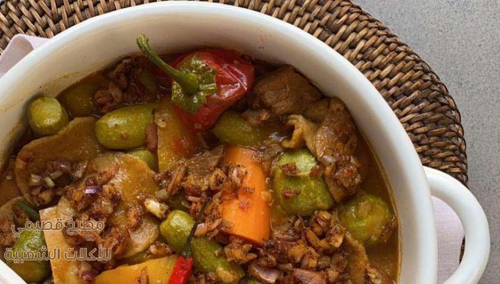 صور وصفة طريقة طبخ وعمل اكلة المطازيز في قدر الضغط الكهربائي هند الفوزان matazeez recipe