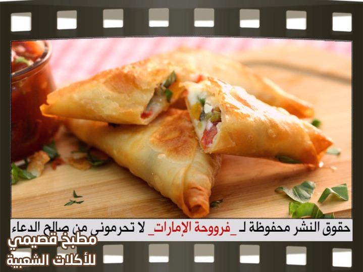 حشوة بيتزا للسمبوسة والسبرنغ رول pizza samosa filling recipe