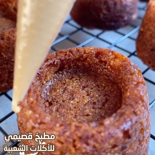 صورة وصفة بسبوسة بالتمر هند الفوزان basbousa with dates arabic food recipes with pictures