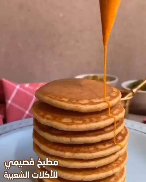 صور وصفة الذ بان كيك الزعفران هند الفوزان saffron pancakes