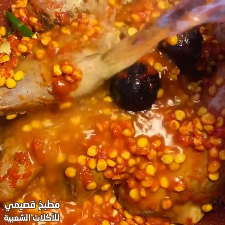 وصفة تشريب مرق الحمص المجروش مع لحم الغنم اكلة عراقية شعبية مشهورة بسيطة ولذيذة