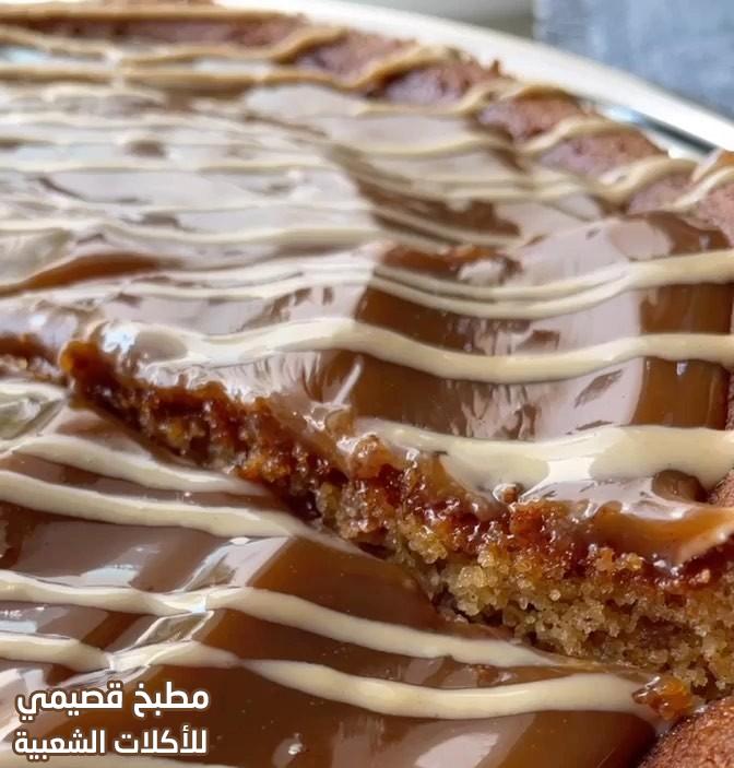 صورة وصفة بسبوسة التمر هند الفوزان dessert basbousa with dates