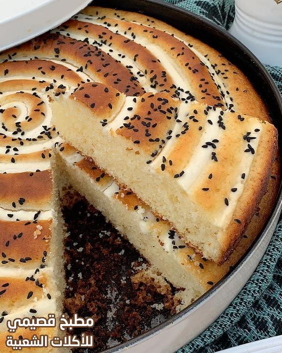 صورة وصفة طريقة الكيكة المالحة او الكيكة الحلزونيه مها الصيعري