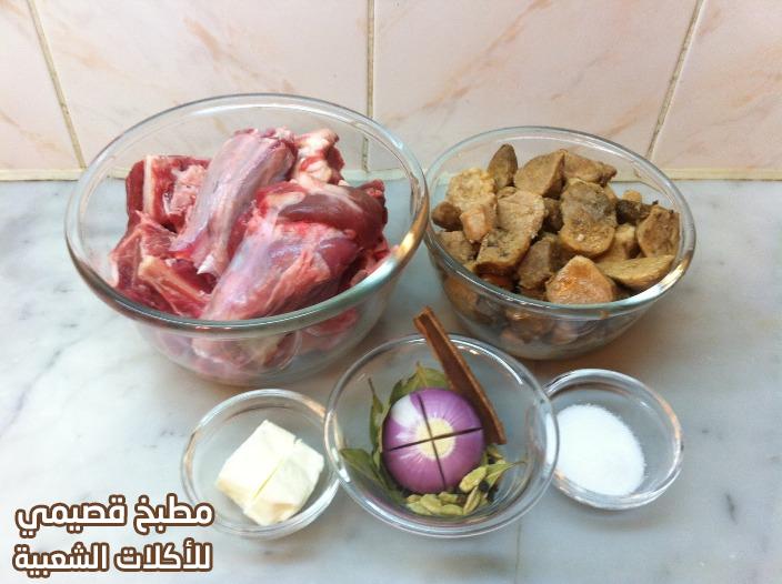 صور وصفة مرقة الفقع مع اللحم من المطبخ السوري syrian terfeziaceae lamb stew recipe