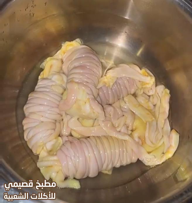 طريقة عمل حميسة مقلقل لحم ضحية خروف العيد - الحميسة القصيمية السعودية في عيد الأضحى بالصور