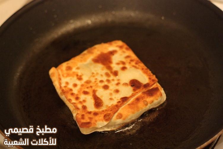 صور وصفة عمل مطبق الفول لذيذ وسهل وسريع من المطبخ السعودي foul mutabbaq recipe