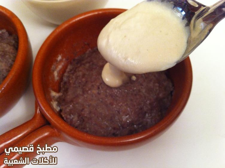 وصفة طبخ كفتة بصلصة الطحينة أكلة لذيذة وسهلة وسريعة من المطبخ الشامي السوري